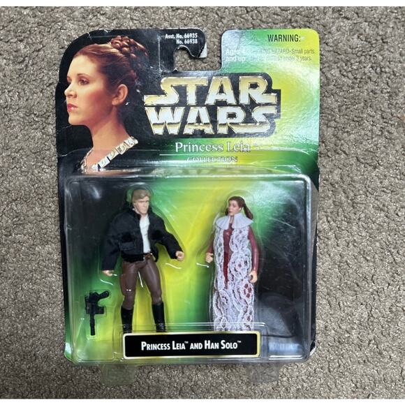 Hasbro Star Wars POTF Princess Leia Collection Princess Leia And Han Solo 1997 - Picture 1 of 5